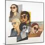 Women In Sunglasses, 2017-Stevie Taylor-Mounted Giclee Print