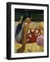 Women in Tahiti, c.1891-Paul Gauguin-Framed Giclee Print