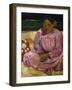 Women in Tahiti, c.1891-Paul Gauguin-Framed Giclee Print