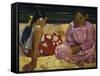 Women in Tahiti, c.1891-Paul Gauguin-Framed Stretched Canvas