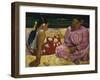 Women in Tahiti, c.1891-Paul Gauguin-Framed Giclee Print