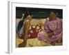 Women in Tahiti, c.1891-Paul Gauguin-Framed Giclee Print