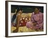 Women in Tahiti, c.1891-Paul Gauguin-Framed Giclee Print