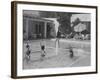 Women in Tank Suits Pool Excercising at Elizabeth Arden's Reducing Resort in Arizona-null-Framed Photographic Print