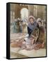 Women in the Fish Market, Boulogne (?)-Hector Caffieri-Framed Stretched Canvas