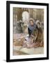 Women in the Fish Market, Boulogne (?)-Hector Caffieri-Framed Giclee Print