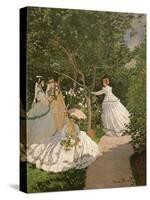 Women in the Garden, 1867-Claude Monet-Stretched Canvas