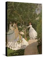 Women in the Garden, 1867-Claude Monet-Stretched Canvas