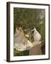 Women in the Garden, 1867-Claude Monet-Framed Premium Giclee Print