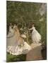 Women in the Garden, 1867-Claude Monet-Mounted Premium Giclee Print