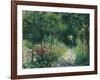 Women in the garden. 1873-Pierre-Auguste Renoir-Framed Giclee Print