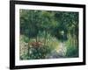 Women in the garden. 1873-Pierre-Auguste Renoir-Framed Giclee Print