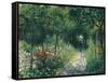 Women in the garden. 1873-Pierre-Auguste Renoir-Framed Stretched Canvas