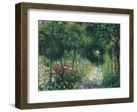 Women in the garden. 1873-Pierre-Auguste Renoir-Framed Giclee Print