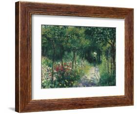 Women in the garden. 1873-Pierre-Auguste Renoir-Framed Giclee Print