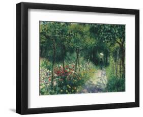 Women in the garden. 1873-Pierre-Auguste Renoir-Framed Giclee Print