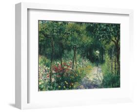 Women in the garden. 1873-Pierre-Auguste Renoir-Framed Giclee Print