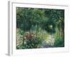 Women in the garden. 1873-Pierre-Auguste Renoir-Framed Giclee Print