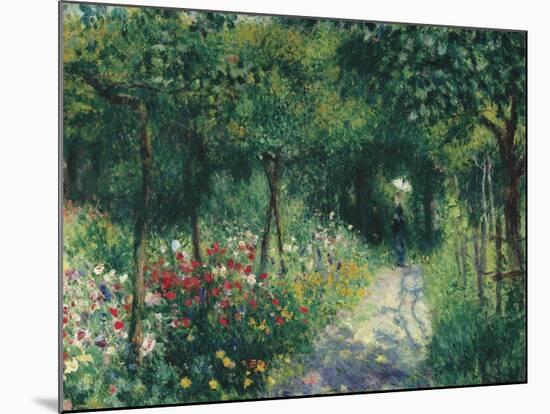 Women in the garden. 1873-Pierre-Auguste Renoir-Mounted Giclee Print