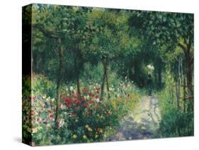 Women in the garden. 1873-Pierre-Auguste Renoir-Stretched Canvas