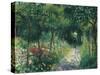 Women in the garden. 1873-Pierre-Auguste Renoir-Stretched Canvas