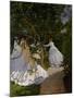 Women in the Garden at Ville D'Avray, 1867-Claude Monet-Mounted Premium Giclee Print