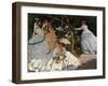 Women in the Garden, by Claude Monet,-Claude Monet-Framed Art Print