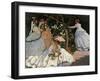 Women in the Garden, by Claude Monet,-Claude Monet-Framed Art Print