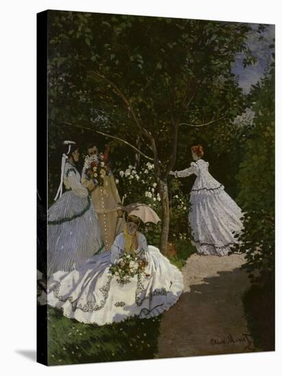 Women in the Garden, c.1866-Claude Monet-Stretched Canvas