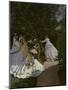 Women in the Garden, c.1866-Claude Monet-Mounted Giclee Print