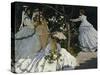 Women in the Garden, c.1867-Claude Monet-Stretched Canvas