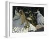 Women in the Garden, c.1867-Claude Monet-Framed Giclee Print