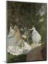 Women in the Garden, Ville D'Avray, 1867-Claude Monet-Mounted Giclee Print