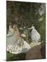 Women in the Garden, Ville D'Avray, 1867-Claude Monet-Mounted Giclee Print