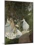 Women in the Garden, Ville D'Avray, 1867-Claude Monet-Mounted Giclee Print