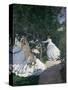 Women in the Garden-Claude Monet-Stretched Canvas