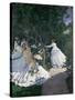 Women in the Garden-Claude Monet-Stretched Canvas