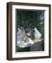 Women in the Garden-Claude Monet-Framed Giclee Print