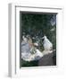 Women in the Garden-Claude Monet-Framed Giclee Print