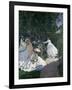 Women in the Garden-Claude Monet-Framed Giclee Print