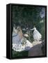 Women in the Garden-Claude Monet-Framed Stretched Canvas