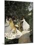 Women in the Garden-Claude Monet-Mounted Art Print