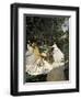 Women in the Garden-Claude Monet-Framed Art Print