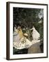 Women in the Garden-Claude Monet-Framed Art Print