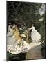 Women in the Garden-Claude Monet-Mounted Art Print