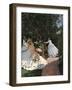 Women in the Garden-Claude Monet-Framed Art Print