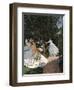 Women in the Garden-Claude Monet-Framed Art Print