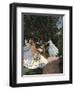 Women in the Garden-Claude Monet-Framed Art Print