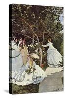 Women In The Garden-Claude Monet-Stretched Canvas