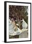 Women In The Garden-Claude Monet-Framed Premium Giclee Print